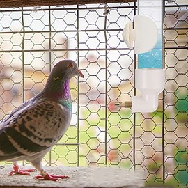 Toddmomy Comedero para Jaulas De Pájaros Dispensador De Agua De Plástico Seguro y Cómodo para Loros