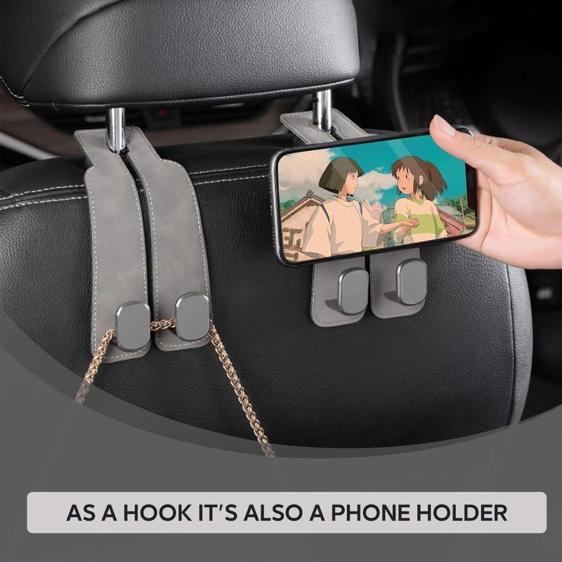 Lylxienty 4pcs Car Headrest Hook