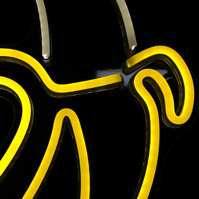 Banana Shaped LED Neon Lights Art Wall Decorative Lights for