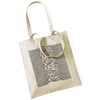 ApeWear Joy Division Unknown Pleasures Jute Tote Bag Beige, beige