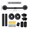 DSDS Industrial Pipe Towel Rack Towel Bar, Heavy Duty Bathroom