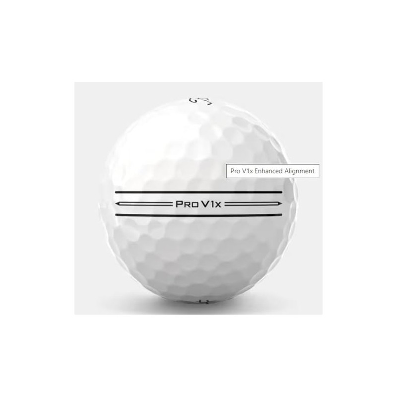 Titleist Pro V1x Golf Balls (White, 3pk, Enhanced Alignment) 1