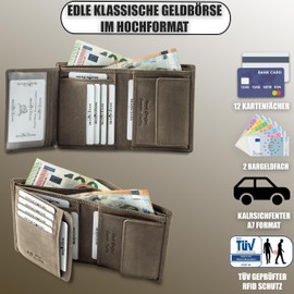 MATADOR 6402 Men's Unisex Wallet Women, gray, Classic