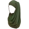 Lina & Lily Solid Color Bubble Chiffon Hijab Head Scarf