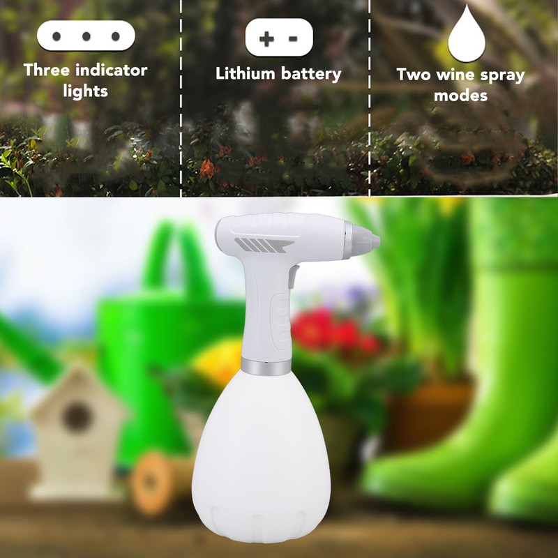 Electric Watering Can Dual Modes One Button Switch Adjustable Automatic