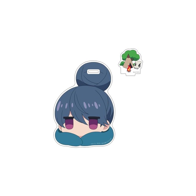 Yurucamp SEASON3 Rin-chan's Sakicho Campsite Acrylic Coaster
