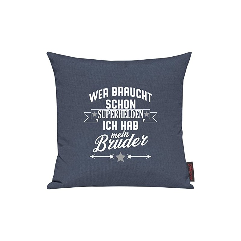ShirtInStyle Cushion Sofa Cushion "Wer braucht Schon Superhelden ich hab