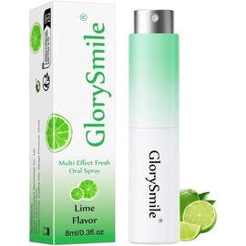 Oral Breath Spray, Mouth Spray Breath Fresheners, Remove Bad Breath for Adults, Sugar-Free, Peach Flavor 0.3 Ounce / 8ml - Scent Name: D.Lime