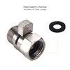 ChuangTim Brushed Nickel Water Flow Control Valve, 1/2" Shower Head