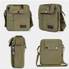 Bolso bandolera de lona para hombre, estilo casual, para llevar