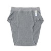 Hinna Fluffy Rib Organic Cotton Loincloth Shorts (Loincloth Pants), heather