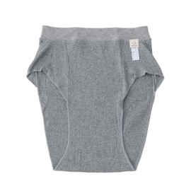 Hinna Fluffy Rib Organic Cotton Loincloth Shorts (Loincloth Pants), heather gray