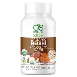 Reishi (Ganoderma) Orgánico 60 Cápsulas - Certificado USDA