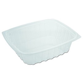 Dart C24DER 24 oz Clear OPS Plastic Container (Case of 504)