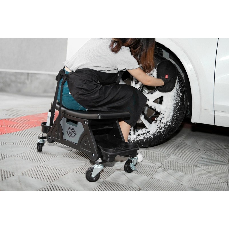 SGCB Roller Storage Stool, Heavy Duty Roller Mechanics Seat with