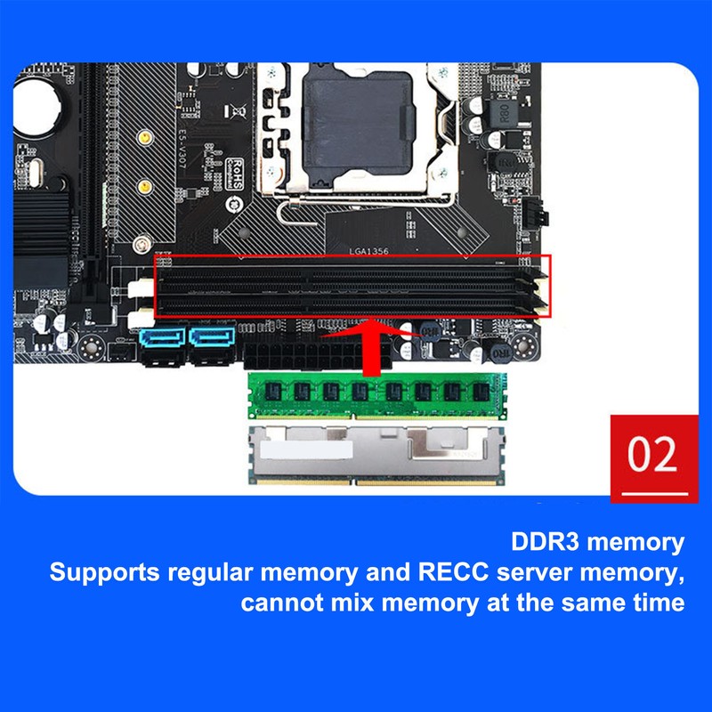 X79 Motherboard Set E5 2420 CPU 8G DDR3 6 Cores
