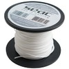 SEAC Unisex's Dyneema for Spearfishing, 50 mt, Waxed White, Ø1.1mm