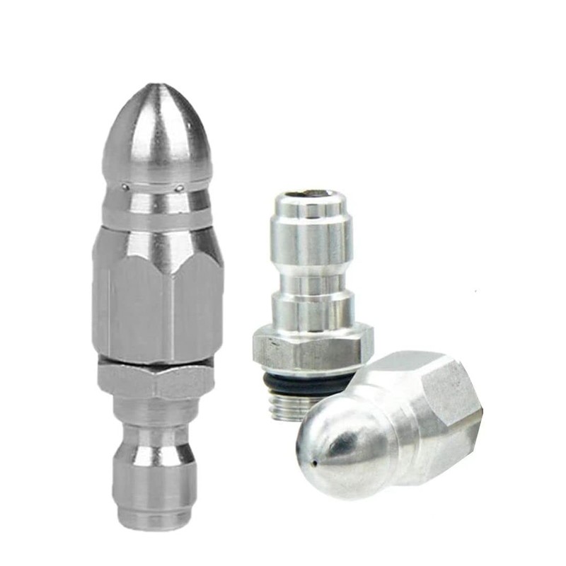 KZPA (1PCS)Pressure Washer Sewer Jetter Nozzle with 1/4'' Quickly Connector,Pressure