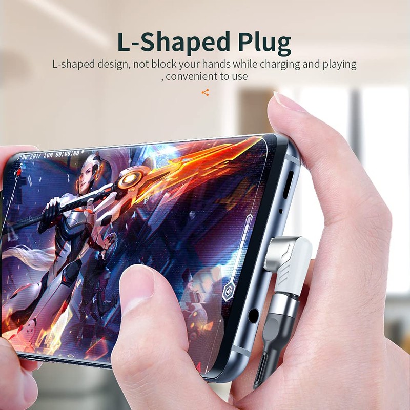 HIEbee Magnetic USB C Adapter,Right Angle Magnetic USB C to