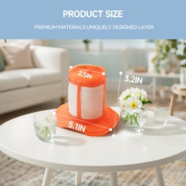 6 Pack HHVKF10 Replacement Filters Fit for Black and Decker Handheld Vacuum Filter Models HHVK HHVK320J HHVK320J10 HHVK320JZ01 HHVK515J HHVK515JP HHVK515JP07 HHVK515J00FF HHVK415B01