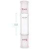 stonylab Glass Straight Connecting Adapter, Borosilicate Glass 70mm Between Two