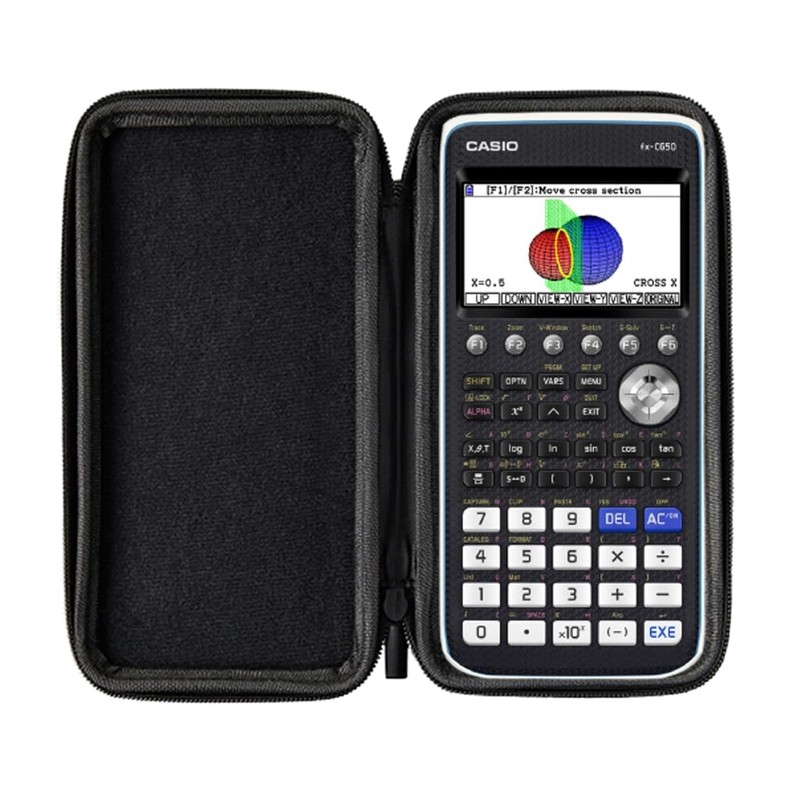 CALCUSO Basic Set Dark Gray with Graphing Calculator Casio FX-CG