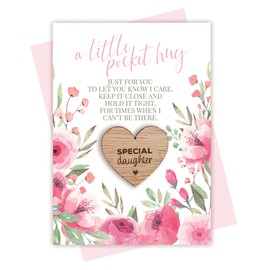 Little Pocket Hug Token For Special Daughter from Mum/Dad/Parents - Thinking Of You, Good Luck Gift (Special Daughter)