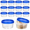 ISUSSER 12 Pack Freezer Containers with Screw On Lids, 8