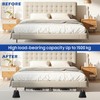 MixDora Bed Risers 4 Inch Heavy Duty Furniture Risers Square