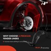 A-Premium Pair Front Inner Fenders Liner Splash Shield Set with