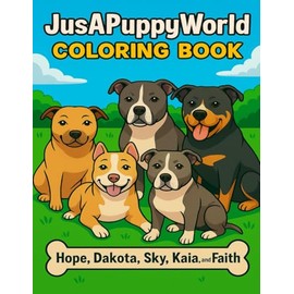JusAPuppyWorld: Coloring Book