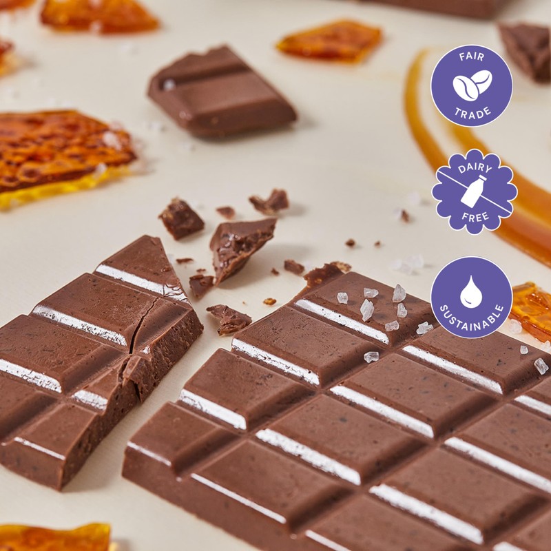 7th Heaven, Vegan Caramel and Sea Salt Oat Milk Chocolate