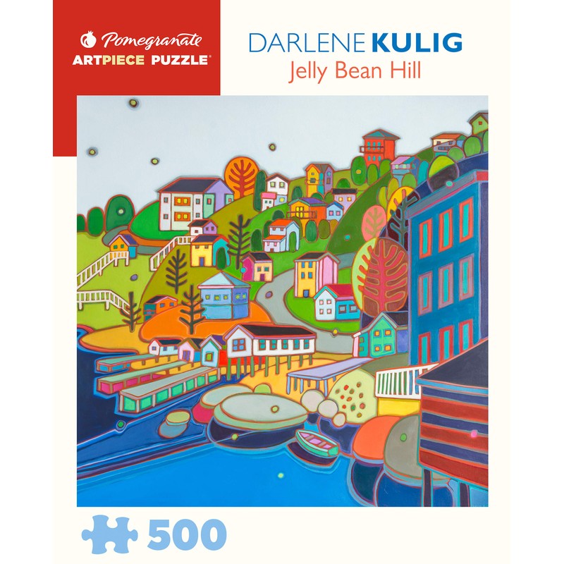 Darlene Kulig: Jellybean Hill Rompecabezas de 500 piezas (Pomegranate)