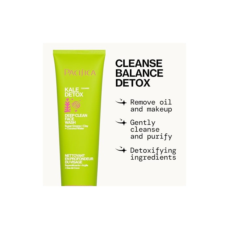 Pacifica Beauty Kale Detox Deep Cleansing Face Wash