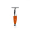 Edwin Jagger Chrome DE Safety Razor- Diffusion 36 Series (Orange)