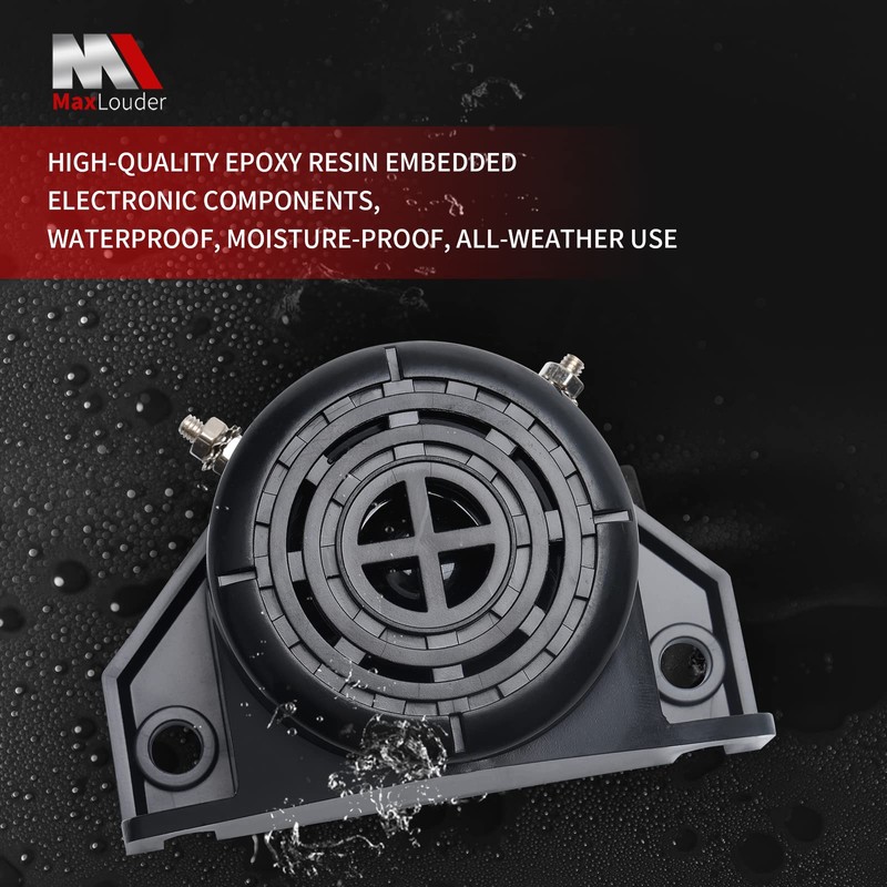 Truck Back-up Alarm 12V /48V 105dB,Heavy-Duty Car Reverse Horn Backup,