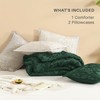 Litanika King Size Comforter Set Oatmeal, 3 Piece Boho Tufted