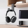 Headphone Hook，Under Desk Headphone Holder，PC Gaming Headset Holder，with 360 Degree