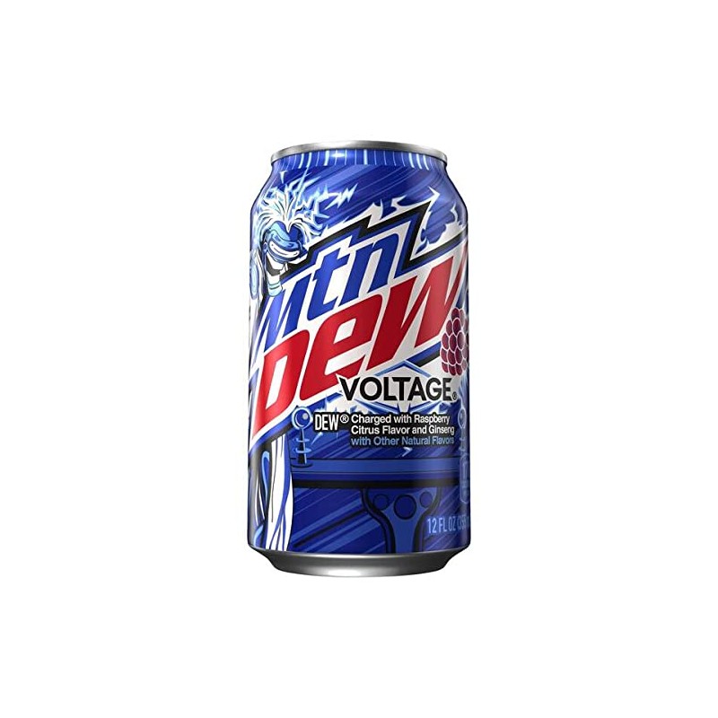 Mountain Dew Voltage Raspberry Citrus - with a Munchie Box