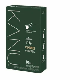 Maxim 카누 디카페인 10T 탕비실커피 맥심디카페인 Kano Decaf 10T Breakroom Coffee Maxim Decaf