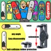 HHUXIUE 2 Set Skate deck wall mount,360° rotatable skateboard wall