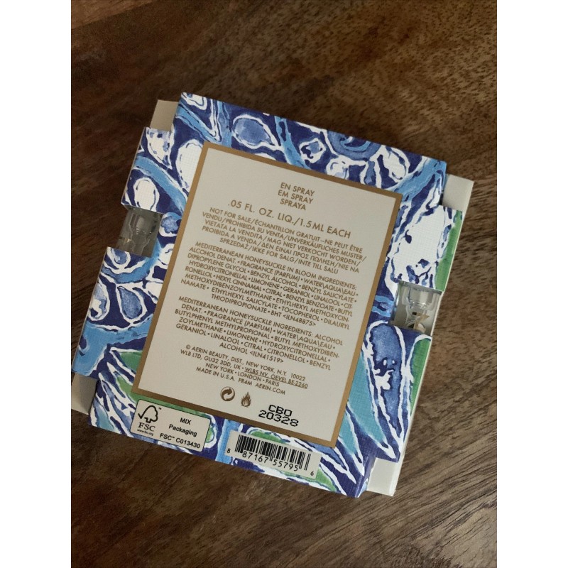 AERIN 2pc Mediterranean Honeysuckle & Mediterranean Honeysuckle Bloom Duo Sample