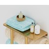 Towel Rack with Metal Shelf and 3 Hooks, Bethom Towel