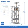 MWPO 63.8 inches Multi-Level Cat Tree for Large Cats with
