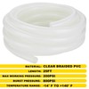 WYNNsky 3/4’’ID 25FT High Pressure Braided Clear PCV Tube