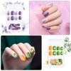 Kalolary 192 Pieces Fake Nails Artificial Stiletto Fingernails Full Cover