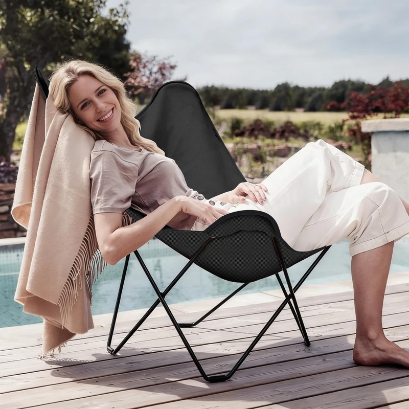 Butterfly Chair Cover Waterproof,Olefin Covers for Foldable Butterfly Chairs,Only Cover
