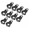 sourcing map Tent Rope Buckles, 4mm 3 Hole Plastic Guyline