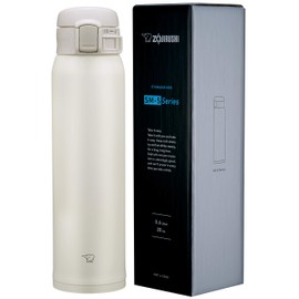 Zojirushi SMSR60EWA Stainless Mug, 20-Ounce, White