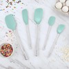 Tovolo Flex-Core Stainless Steel Handled Spatula Set of 5 for